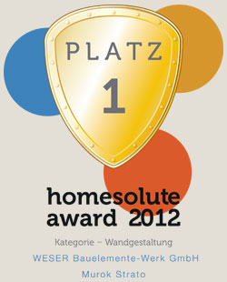 Homesolute Award 2012 - Kategorie Wandgestaltung - Murok Strato - Platz 1